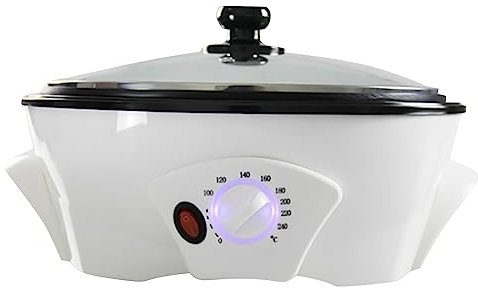 Tostador de café para uso doméstico, 110 V, tostador eléctrico de granos de café, 0 – 240 ℃, antiadherente, con temporizador, 1200 W, máquina de tostar, granos de cacahuete