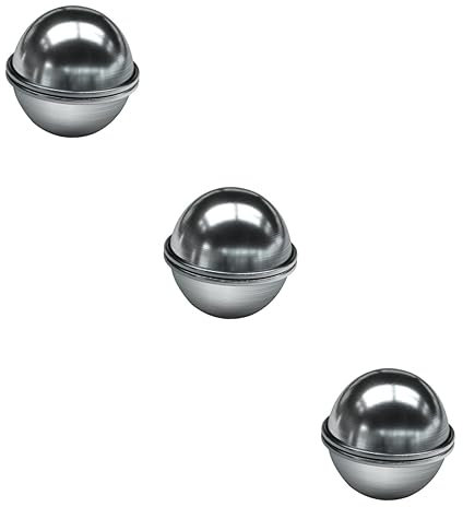 SEWACC 6stücke Teiliges Metall Badeball-mould Für Badebomben Ergonomisches Design Aus Hochwertigem Material Für Selbstgemachte Badebomben Käse Und Mousse