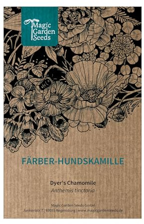 Färberkamille (Anthemis tinctoria) - ca. 800 Samen der traditionellen Färberpflanze und mehrjährigen Wildblume