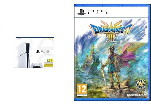 Playstation 5 Consola Estandar Modelo Slim & Dragon Quest III HD-2D Remake