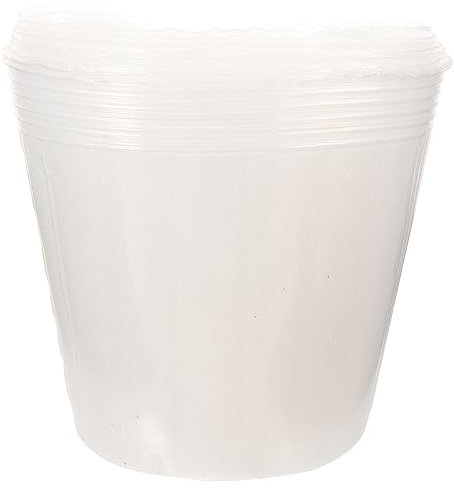 HIAKDOFT 10pièces Liner De Pots De Fleurs Transparent avec Drainage pour Plantes Intérieur Et Extérieur