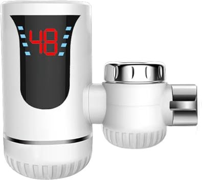 TIEOAXFT Electric Water Heater Tap Instant Hot Water Faucet Heater Cold Heating Faucet Tankless Instantaneous Water Heater