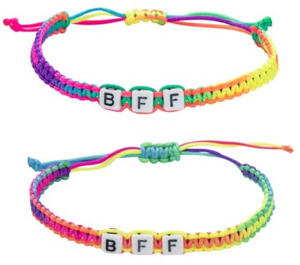 Enwye Vänskapsarmband, Bästa vänner armband Vänskapspresenter för flickor Färgglad flätad julfödelsedag examen födelsedagspresent