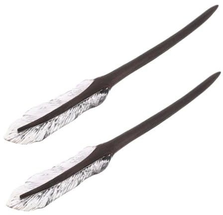 Homoyoyo 2 Pcs Baguettes Chinoises Vintage en Bois Bâtonnets pour Chignon Design Chinois Moderne Épingle à Coiffure Sécurisée Légèreté pour Femmes Usage Quotidien et Rassemblements Sociaux