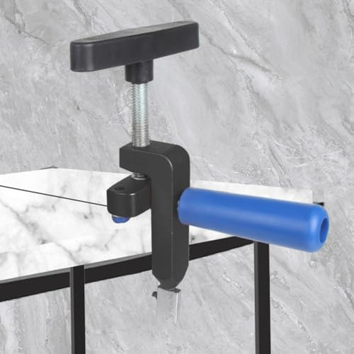2 in 1 Glas- und Fliesenschneider Werkzeug mit Anreißrad und Brechzange für Heimwerker Hausrenovierung Keramik glasierte Fliesen Spiegel nicht gehärtetes Glas Schneiden - Schwarze Metallkonstruktion