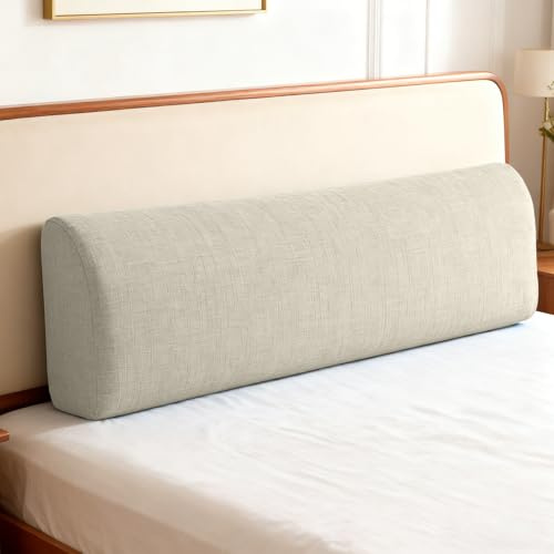 EXZFW Rückenkissen für Bett und Sofa, Rückenlehne Kissen, Bettsitzkissen, Rückenpolster Bett Sitzkissen, Ideal als Rückenstütze für mehr Halt und Komfort von Rücken, Kopf und Nacken,No03,180x30x10cm