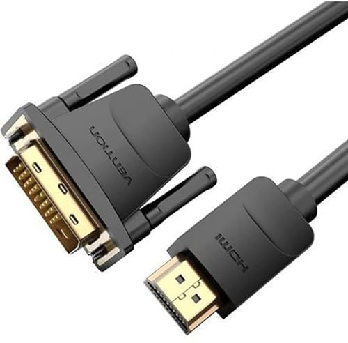 Cable conversor VENTION abfbi/ dvi macho - HDMI macho/ 3 m/negro