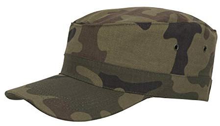 Helikon-Tex Unisex kasket - Helikon Tex Combat Cap Polycotton Ripstop PL Woodland, Woodland, Einheitsgröße EU