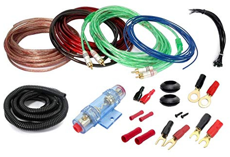 Avalanche Kit de cableado de amplificador audui de 8 AWG para coche
