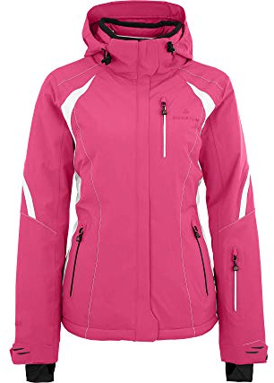 Bergson SNOWTASTIC | Damen Skijacke - Sportliche Damen Skijacke mit Supra-Tex 20.000 Membran, Normal-/Kurz-/Langgrößen, 100% wasserdicht (20.000 mm Wassersäule) & verschweißte Nähte, Winddicht & höch