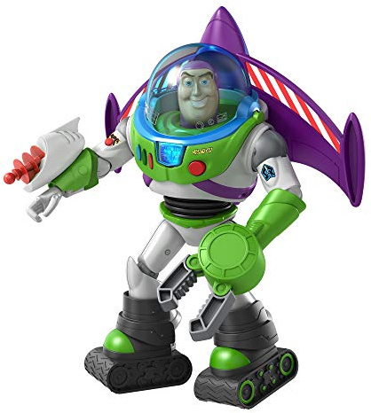 Disney Pixar Toy Story - Figura Decorativa, diseño de zumbido, con Accesorios, Sonidos y Luces, Juguete Infantil, GTV23