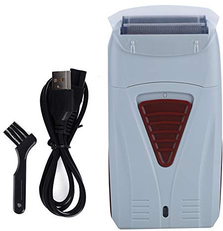 Elektrorasierer für Männer, wiederaufladbarer USB-Doppelkopf-Rasierer Rasierapparat Bartschneider Haarschneidemaschine Schneller aufladbare Rasiermaschine