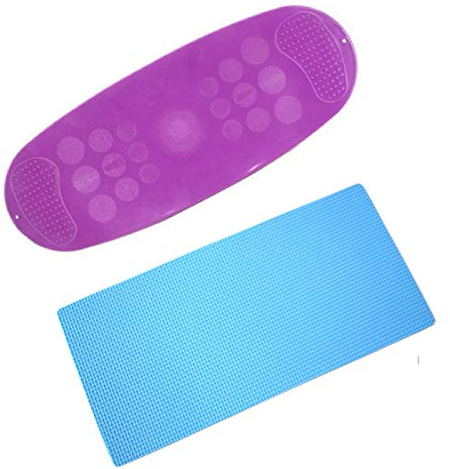 Fitness Twist-Board, Bauchmuskeln Beine Core Twisting Fitness Balance Board Mit rutschfestem Pad, Für Home Gym Office das Yoga Board