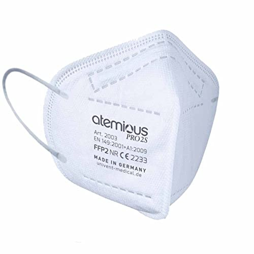 atemious PRO 2S, 10 x FFP2 Maske lose im Beutel im Karton verpackt EN 149:2001+A1:2009 CE 2233 (Herstellernummer: 2003