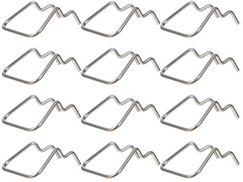 HONMEET Pegboard Hooks 12 Pieces Tool Display Shelf Rack Wall Mounted Organizer for Hardware Tools Workshop Storage Space-Saving Hanging Hooks