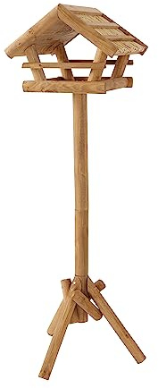 Vogelhaus Tino mit Ständer Kiefer FSC 100%, 39 x 39 x 28 cm
