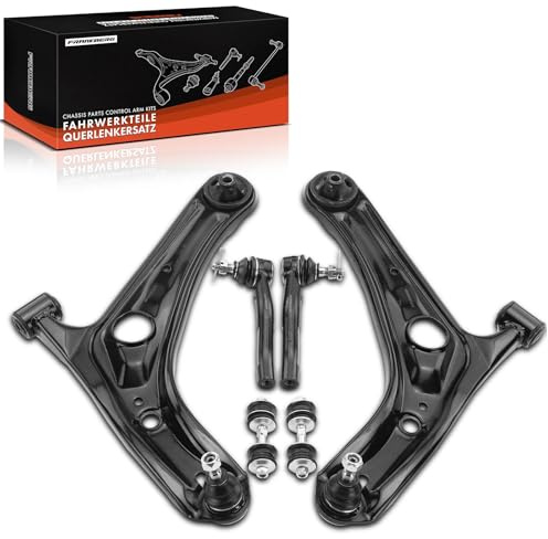 Frankberg Set di 6 bracci di controllo per assale anteriore sinistro e | Compatibile con: Yaris Verso P2, Yaris P1