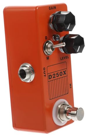 ibasenice Mini Super Speed Guitar Effects Pedal Phaser Distortion Tremolo Pedal Power Supply Orange