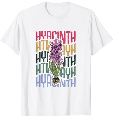 Hyacinth indoor blooming botanical gardening biologist plant T-Shirt