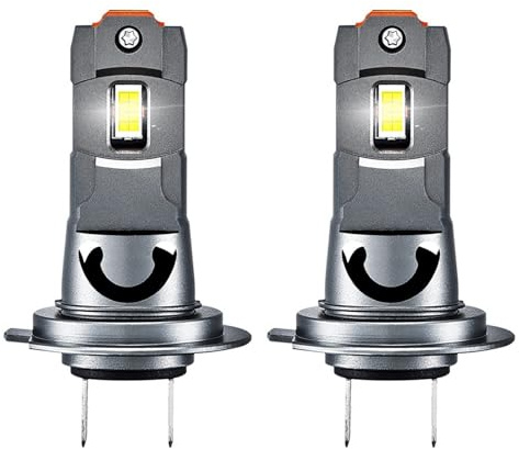 YOUNLEN 2 st H7 LED-lampa för strålkastare, 60 W H7 LED-strålkastarkonverteringssats, 30 000 LM H7 LED-lampa (vitt ljus), IP68 vattentät, plug and play utan adaptrar
