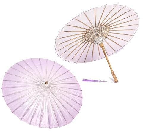 RR-YRL Lila Handgefertigter Ölpapierschirm Ist Die Perfekte Wahl Für Outdoor-Enthusiasten, Fashionistas Und Kulturliebhaber,B,84CM