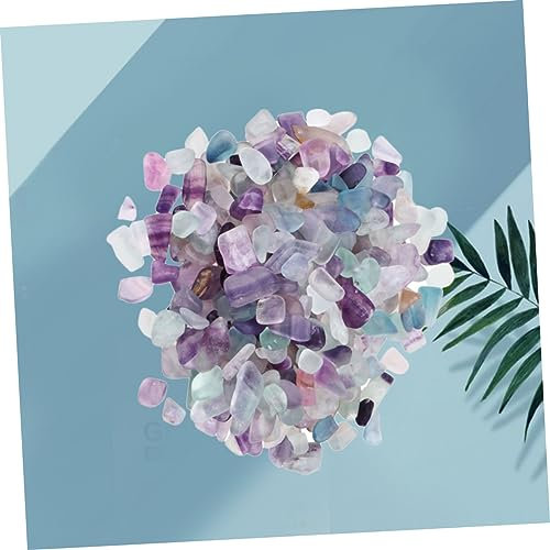 CORHAD Stilvolle Aquarium Natürliche Kristalle 7-9mm Bunte Glas Kies Garten Dekorative Steine