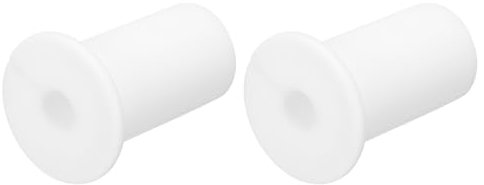 QUARKZMAN 2pz Parete Gommini per Cavi 3/4 Silicone Cavo Parete Boccola Alimentazione Attraverso Cavo Instradamento Kit Accessori Parete Cavo Pass Attraverso per Ethernet con 7mm Buco Bianco