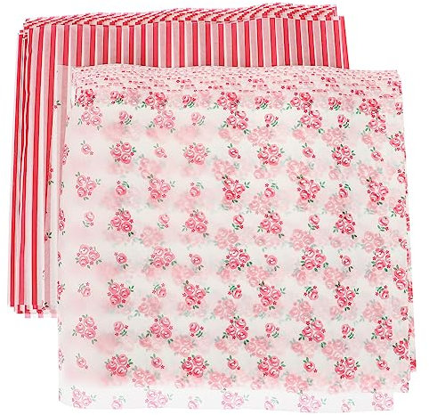 COLLBATH 100blätter Wachspapier Zum Backen Und Verpacken Öldicht Für Käse Snacks Brot Desserts Sandwiches Kuchen Und Kekse Geeignet Für Zuhause Bäckereien Und Restaurants