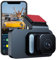 1080P WiFi Dual Dash Cam with Night Vision, Memory Card Included, Built-in Wi-Fi GPS, Night Vision, 150°Wide Angle, WDR, 24H Parking Mode (with 64G Memory Card)
