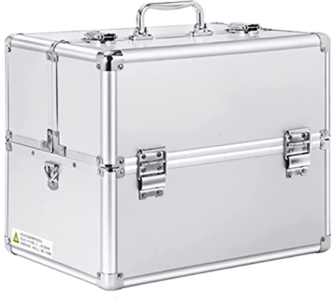 Kit de premiers secours verrouillable portable, stockage multicouche pour fournitures d'urgence, idéal pour la maison, les voyages et la sécurité sur le lieu de travail