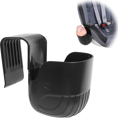 Ihaapsi Cup Holder for Car Seat & Stroller, Universal, Fits Most Brands | Drinks, snacks & toys within reach. Fits car seats, pushchairs, wheelchairs & treadmills. Tool-free install.
