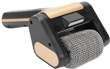 TIKATARER Nettoyeur de Gril électrique Rotatif à 360 Degrés, Brosse de Nettoyage de Gril Rechargeable avec Poignée Antidérapante et Rouleau en Acier Inoxydable à Lumière LED, Nettoyage Rapide pour