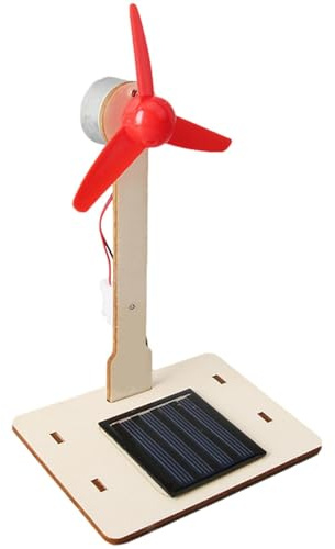 Aerogenerador Solar - Aerogenerador de energía solar Bricolaje,Herramienta | de enseñanza de Ciencias de decoración de Molino de Viento para Les, Molino de Viento de granja ornamental decoración del
