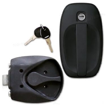 CR-MOESANCO Serratura 1122 completa nera – porte camper