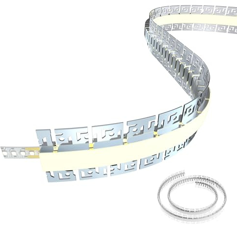 LASLUX 12m LED Alu-Profil Set (6x2m), flexible & biegbare Trockenbauprofile für LED Streifen 18mm, Einbauprofil für Decke/Wand inkl. Diffusor - ideal für Kreise & Wellen