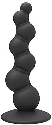Perline Anali in Silicone, Sex Beads con Design a Perline Graduate, Plug Anale con Ventosa per Principianti – Sex Toy per Uomini e Donne