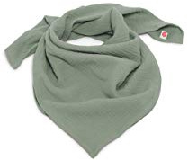 nanito Musselintuch 75 × 75 cm – Musselin Tuch aus 100% Baumwolle (Double Gauze), Baby Halstuch, Spucktuch, Schnuffeltuch, Dreieckstuch