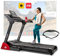 Hop-Sport HS-2800LB elektrisches Laufband für Zuhause - klappbar, große Lauffläche, bis 20km/h, 18 Programme, bis 150 kg