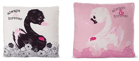NICI 2-er Bundle Kissen Love Schwäne allways & Forever 30 x 30cm