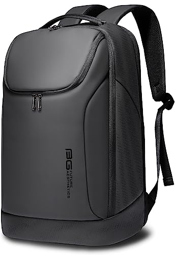 BANGE Business Smart Backpack Waterproof fit 15.6 Inch Laptop Backpack with USB Charging Port,Travel Durable Backpack, Black（no Usb）, L, Travel Backpacks