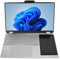 Dual-Screen-Laptop 15,6 Zoll mit 7-Zoll-Touchscreen, 16 GB N5105-Prozessor, Double-Screen-Notebook-Laptop, 1080P-Bildschirm, Fingerabdruck-Entsperrung, Tastatur mit (16 GB + 256
