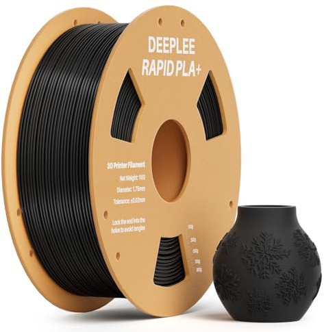 DEEPLEE Rapid PLA Plus Filament 1.75mm Black 1kg