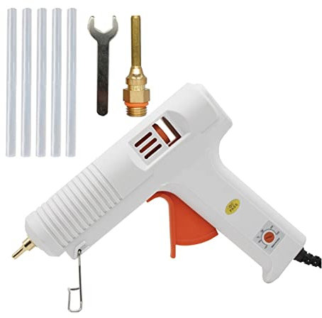 Pistola per colla a caldo Pistola per colla a caldo Ugello lungo Diametro 1 mm 1,3 mm Piccola apertura Pistola per colla industriale Strumenti per riparazioni artigianali fai da te Pistola per c