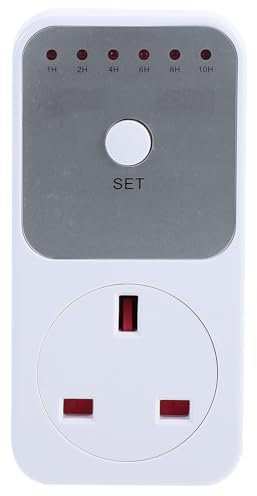 Gadpiparty Mechanical Timer for Indoor Use Energy Saving Timer Plug High Temp Protection