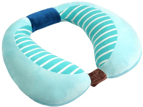 Alaoo Cuscini da Viaggio Bambini, Cuscino Appoggio Cervicale per Seggiolino Auto, Bambino Poggiatesta, Cuscino Neonato, Adatto per Seggiolini Auto, Passeggini(Blu)