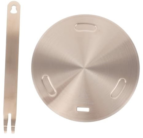 MOTHNUR Piastra Diffusore Calore in Acciaio Inossidabile rosé Adattatore per Gas e Cottura Induzione Distribuzione Uniforme del Calore per Cottura e Stufati