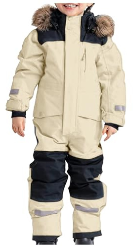 Traje de nieve 2025 Nuevo Niños Niños Traje de esquí Térmico Mono de esquí Invierno Cálido Mono de nieve Resistente al viento Traje de invierno Con Traje de barro Desmontable Mono para exteriores