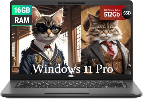 Dell Latitude 5300 Ordinateur Portable Professionnel, 13.3 Screen Dispaly, Intel Quad Core i5-8265U, 16 GB RAM, 512 GB SSD, HDMI, Clavier QWERTY américain, Windows 11 Pro (renouvelé)