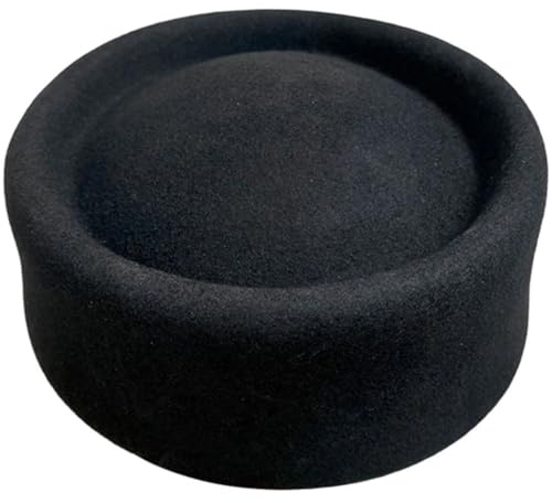HiyyFloy Pillbox-Hut, Zylinder, Fascinator, Basishut Für Damen, Freizeitkleidung, Western-Fedora, Hostessen-Kleidung