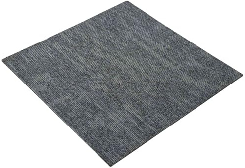vidaXL Piastrella per Tappeto Grigio cielo 50 x 50 cm 4 pcs, Camera, Pavimenti Modulari, Tappeto Morbido, Interno, Piastrelle per il Soggiorno, Stile Chic, Manutenzione Facile